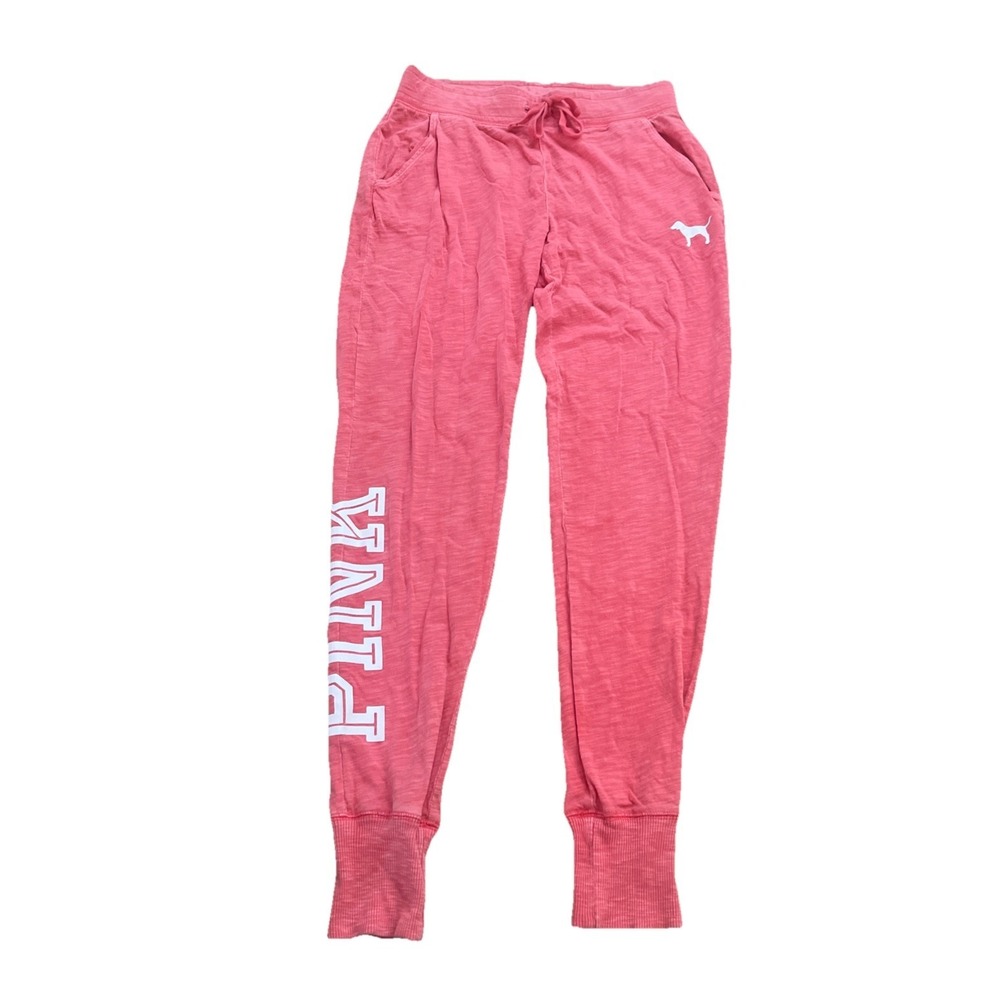 Victoria's Secret Pink Light Weight Skinny Joggers Crimson Pants Women's Size XS